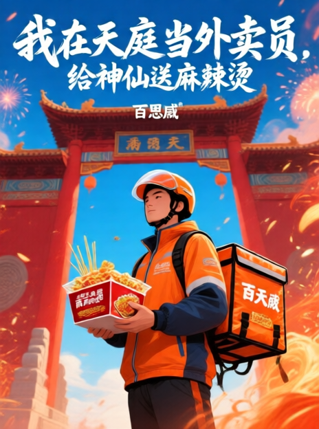 我在天庭当外卖员，给神仙送麻辣烫